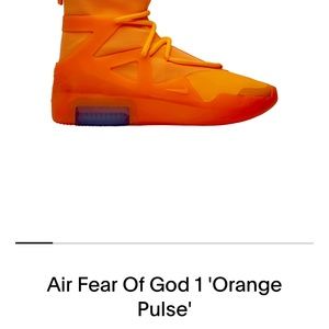 Nike fear of God pulse orange deadstock